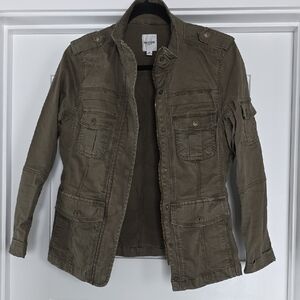 Kensie Women's Olive Green Military Field Jacket